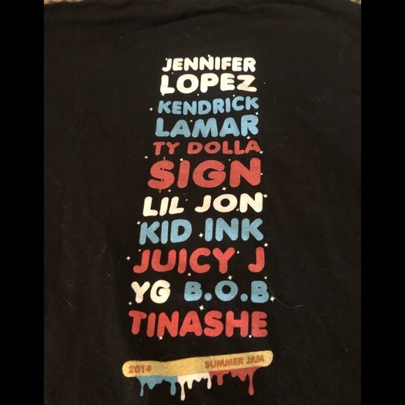 Bundle of 2 T-shirts SUMMER JAM black concert  tee small short sleeve tee - Picture 1 of 6